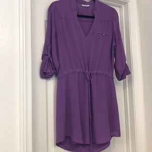 Naked Zebra lavender dress m